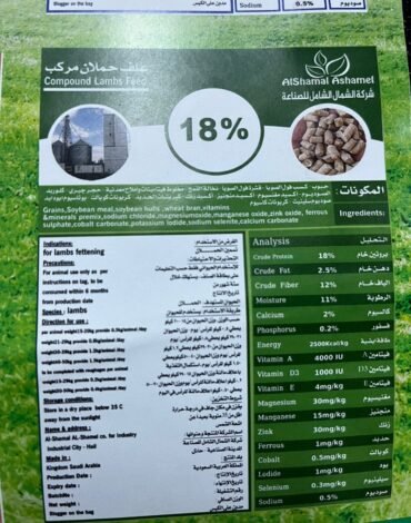 علف حملان مركب